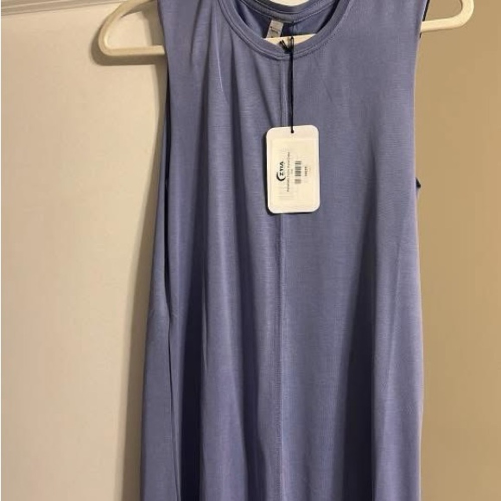 Chic Lavender Sleeveless Dress